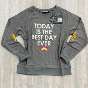 Peace Love World Best Day Ever Sweatshirt